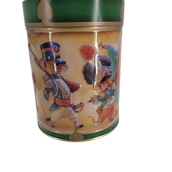 Collectible Lambertz German Christmas Tin Silent Night Music Mice‎ Marching Band - Picture 7 of 11